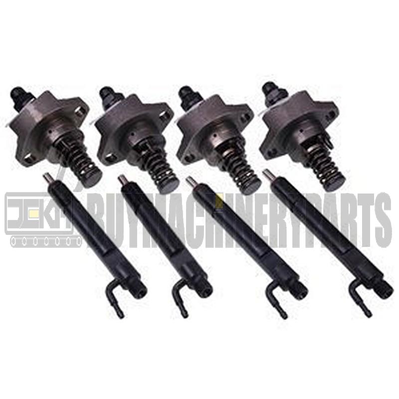 4Pcs Fuel Injector 49919GT and 4Pcs Injection Pump 49929GT for Deutz Engine F4L1011F Genie GS-3384 GS-3390 S-40 S-65 Z-45/22