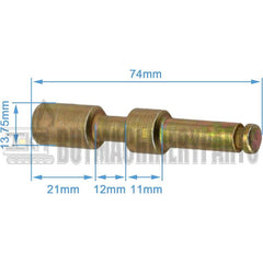 1-Pack S.6587 PTO Power Take Off Pin Yoke Quick Release