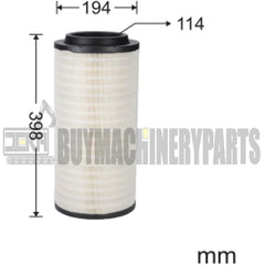Air Filter 4700390994 4700390995 C20500 60308000134 49131 CA9352 RS3992 P778994 2914930800 3901477M1 2229020 Fits for CAT E318D2L for Liebherr R313 R314 R316 R317
