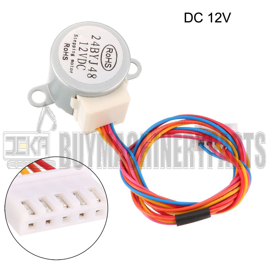 2pcs 24BYJ48 DC 12V Micro Reduction Stepper Stepping Motor 4-Phase 5 Wire