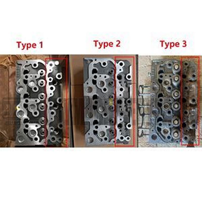 D1803 D1803-M-D1-E3B-BC-3 Complete Cylinder Head With Valves 7008889 for Kubota Engine Bobcat Excavator E32 E35