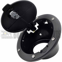 Fuel Tank Door Cover Cap with Keys for Jeep Wrangler JK 2007-2017, Compatible with Unlimited 2 Doors and 4 Doors 2007-2017