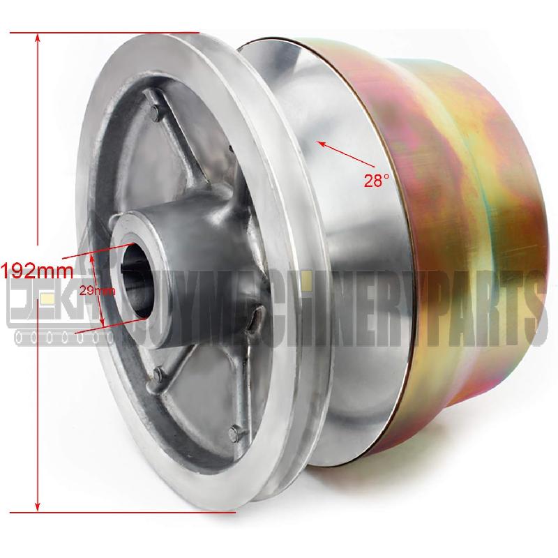 Drive Clutch for Yamaha G2 G8 G9 G11 G14 G16 G20 G21 G22 Golf Carts 4-Cycle Carts Gas Golf Carts 1985-2006