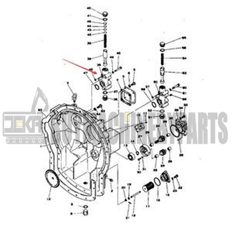 Relief Valve 195-13-16100 for Komatsu D85A-12 D85P-18 D155C-1 D95S-1 D95S-2 D155A-1 D155A-2 D355A-5 D155W-1 D455A-1