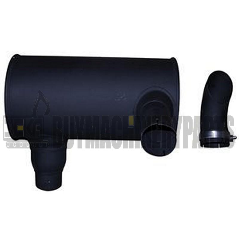 Muffler 6754-11-5310 for Komatsu Engine 6D107 Excavator PC200LC-8 PC210-8K PC210LC-8K PC210NLC-8K PC230NHD-8K PC240LC-8K PC240NLC-8K PW180-7 PW180-7E0