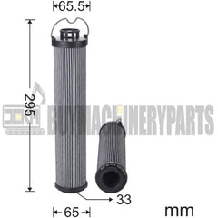 Hydraulic Filter 2521407 379-2889 2060091310 Compatible with Wacker Neuson E17 E28 E38