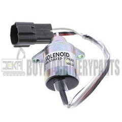 12V Shut Off Stop Solenoid YM119233-77932 for Komatsu Engine 3D76E-6 3D82AE-6 4D88-6 Excavator PC20MR-2 PC55MR-3 PC75R-2