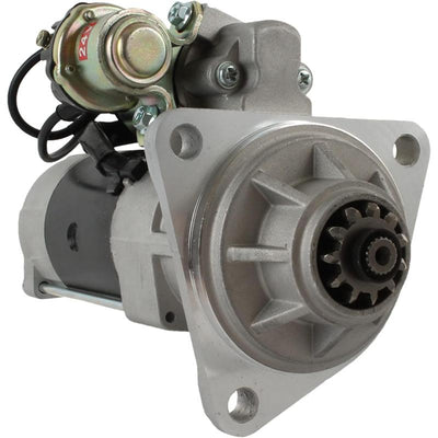 24V Starter Compatible With/Replacement for Arrowhead 410-58033 SMT0447 Daewoo 300516-00041A Delco 8200777 Doosan 65.26201-7076 65.26201-7076A 65.26201-7076B 65.26201-7076C