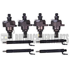 4Pcs Fuel Injector 49919GT and 4Pcs Injection Pump 49929GT for Deutz Engine F4L1011F Genie GS-3384 GS-3390 S-40 S-65 Z-45/22