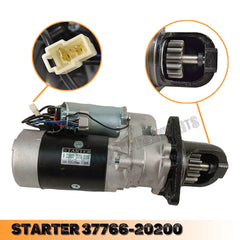 New 24V Starter Fits Mitsubishi S16R-PTA Diesel Engines 3776620200 0230007171