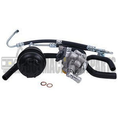 Power Steering Pump & Hoses & Reservoir With Cap 32-41-6-851-217 for BMW 325i 330i 325Ci 330Ci 2001-2006