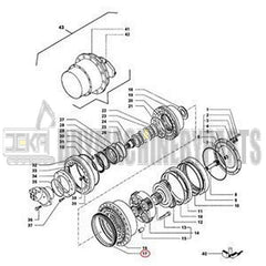 Floating Seal 76592460 for New Holland Dozer DC100 DC70 DC80 FD80