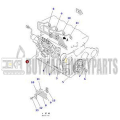 Fuel Injection Pump YM729612-51380 for Komatsu Engine 4D84E-3C