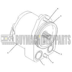 10T Gear Pump 177-2577 for Caterpillar CAT Excavator 330C 345B II W345B II