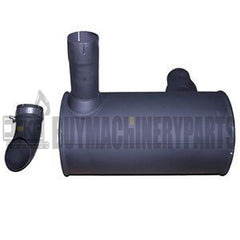 Muffler 6754-11-5310 with Clamp and 2Pcs U-Bolt for Komatsu Engine 6D107E Excavator PC200-8 PC220-8 PC240-8 PC200LC-8 PC210-8K PC210LC-8 PC230NHD8