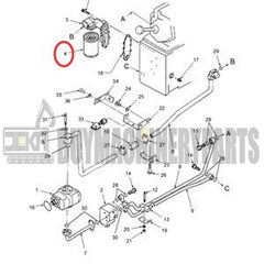 Hydraulic Oil Filter 87300043 84475483 for New Holland Tractor TC18 TC21D TC23DA TC24D TC25 TC26DA TC29 TC30 TC31DA