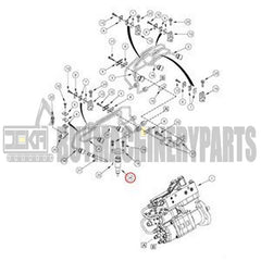 Fuel Injector 87422171 87422170 for CASE Engine 6TAA-8304 6TAA-9004 CASE Excavator CX330 Tractor MX240 MX255 MX270 MX285 STX275 STX325