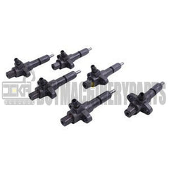 6 PCS Fuel Injector 1153002892 1-15300289-2 for Isuzu Engine 6SD1 Hitachi Excavator EX300-2 EX300-3 EX300-3C