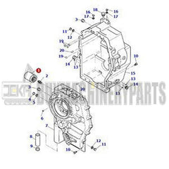 Transmission Oil Filter CA0040952 for Komatsu Engine 4D106-1 S4D106-2 WB97S-5 WB93S-5 WB91R-2 WB140-2 WB150-2 WB146-5