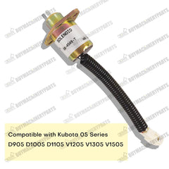 Fuel Shut Off Solenoid Valve Fit for Kubota D1105 Woodward Yanmar Diesel 12V New