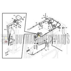 Wiper Blade VOE14508629 for Volvo EC135B EC180B EC200B EC290B EC330B EC360B EC460B EC700B EW140B EW160B EW180B EW200B