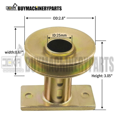 687-02528 Lawn Mower Blade Adapter with Pulley Compatible with MTD Gold Pro Yard-Man Troy-Bilt TB230 240 260 TB280ES Tractor (25mm)