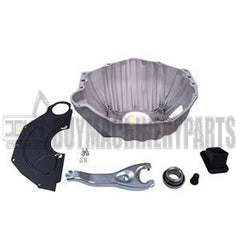 Bell Housing Kit & 11" Clutch Fork & Throwout Bearing & Cover 3899621 for Chevy Chevelle Corvette Camaro