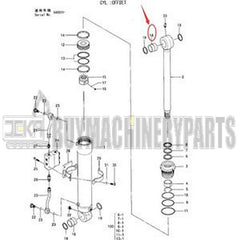 Pin Bushing 0863504 for Hitachi ZX75UR Excavator