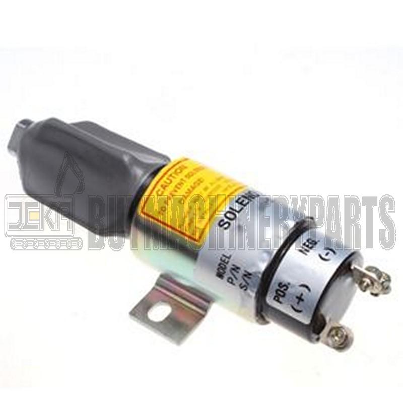 24V Fuel Stop Solenoid 1751-24E7U1B1S5 for Mitsubishi S6K S4KT 4D31 6D31 Caterpillar CAT E70B 320B 320C Komatsu PC60-7 PC130