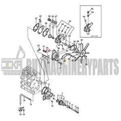 12V 20A Alternator SBA185046160 for New Holland Mower CM222 CM224 CM272 CM274 Tractor 1215 1220