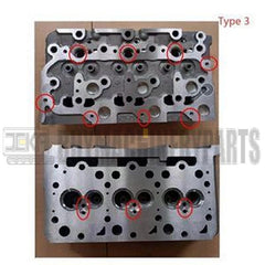 D1703 D1703-B Cylinder Head 7245874 for Kubota Engine Bobcat Excavator E37 E35i E32 E32i E34 E35Z