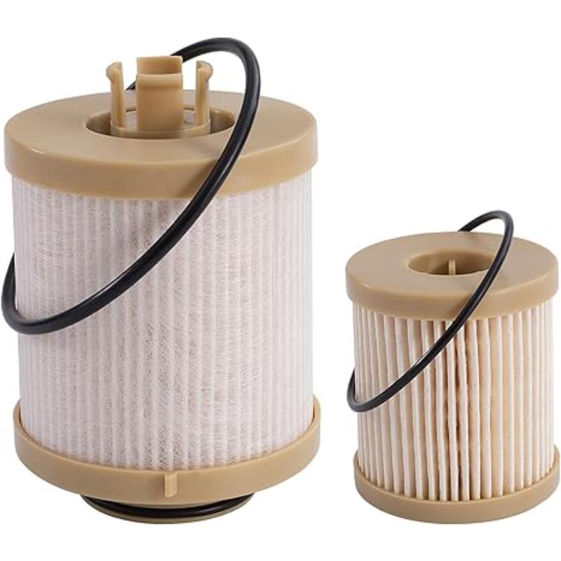 RC134 Diesel Fuel Filter fit for Ford 03-07 F250 F350 F450 F550 Super Duty 03-05 Excursion Power stroke Replace 3C3Z9N184CB FD4616 Upper Fuel Bowl filter and Lower Lifter Pump Filter