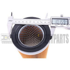 Single Air Filter Element T0070-16323 for Kubota Engine D1105 D1703 V2203 Tractor L8419 L2500F L2600F L2900F L3000F L3300F L35 L3600DT L4200F