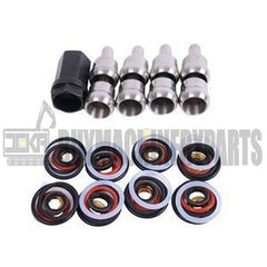 Oil Rail Leak Repair Kit Tool O-Rings & Injector Seal for  Ford 6.0L Powerstroke 2003-2007