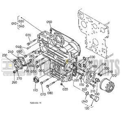 Oil Seal 1J094-04140 for Kubota Engine D722 D902 Excavator K-008 KX018-4 KX41-3 KH-007H U15 U17