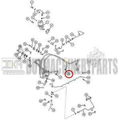 Fuel Supply Tube J904205 for Cummins Engine 4TA-390 4T-390 CASE Excavator 9020 9010B 9020B