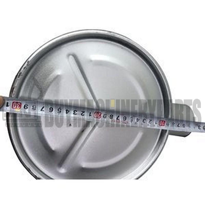 Muffler Silencer 6207-11-5310 with Clamp and 2Pcs U-Bolt for Komatsu Engine S6D95L-1GG Excavator PC150-5 PC120-5K PC130-5K PC150HD-5K