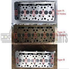 Engine V2203 V2203-M Complete Cylinder Head With Full Gasket Kit for Kubota Generator KJ-S150V-USA KJ-T210V-USA SQ-1200-USA SQ-3250-USA-SW