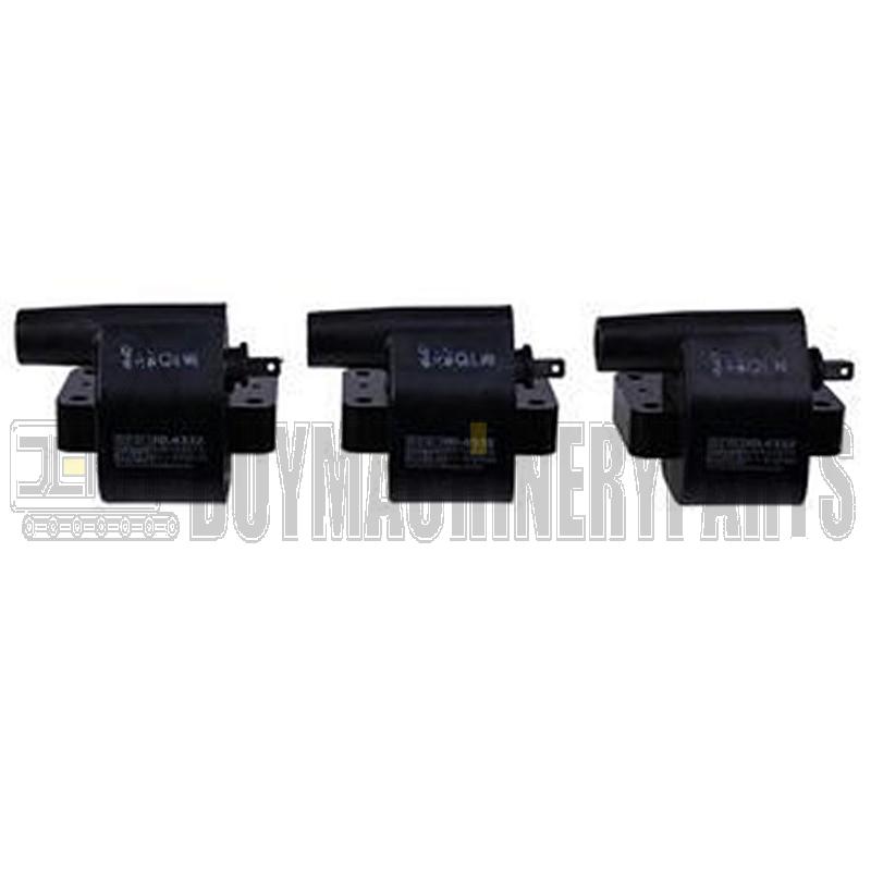 3 PCS OEM Ignition Coil MIA11721 for Yanmar Engine 3TNV70 John Deere Gator Utility Vehicle XUV UV72 4X4 XUV825i