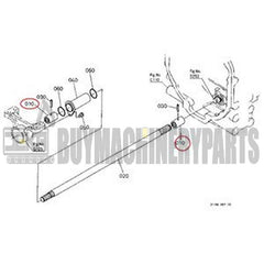 2 PCS Coupling 33750-41310 for Kubota Tractor M108XDTC M7030DT M8030DT M8560HD M8580DT M9000DT M9540DTC M95SDS M9960HDC