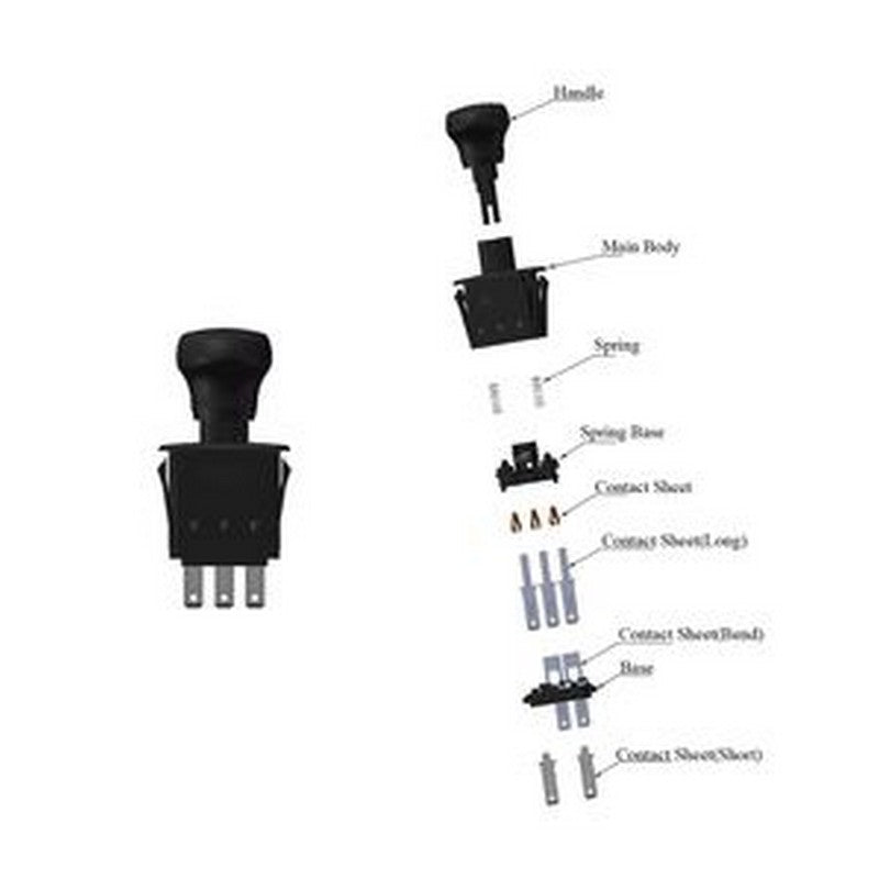 PTO Switch 725-04174 925-04174 6201-344 for CubCadet RZT42 RZT50 RZT54 MTD Delta Toro Troy-Bilt Most Big Red Horse Big Red Mustang Colt and Mustang RZT