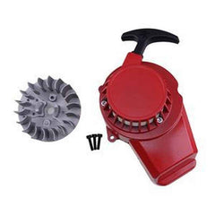 Recoil Starter Pull Start with Flywheel for Coolster SSR SX50 Mini Bike ATV