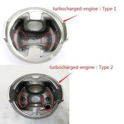 Kit de reconstrução para motor Mitsubishi 4M40 - Compatível com Caterpillar 305.5-308D