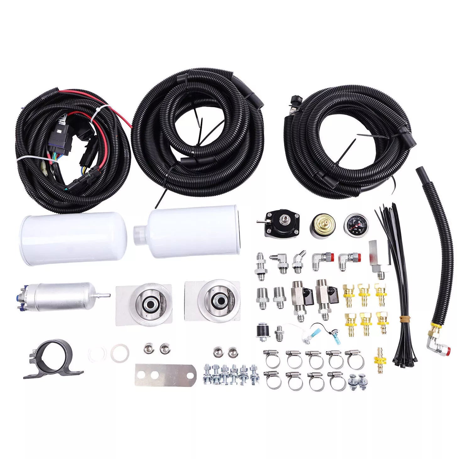 Complete Electric Fuel Pump Conversion Kit for Ford 7.3L F-250 F-350 94-97 OBS E-350 94-98