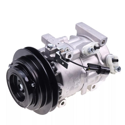 Doowon DV9 A/C Compressor with Single Groove 12 Volt Clutch TE16-0023A for Kioti Tractor