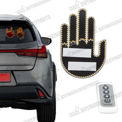 Funny Road Rage Gesture Light, Middle Finger Gesture LED Lightwith Remote Switch