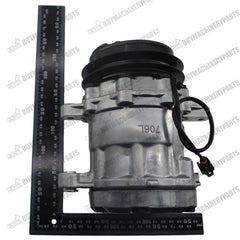 SD7B10 A/C Compressor 22F-979-3300 for Sanden Komatsu Excavator PC27MR-3 PC30MR-3 PC30MR-5 PC35MR-3 PC45MR-3 PC55MR-3 PC57-7 Wheel Loader WA50-6 - Buymachineryparts