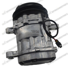 SD7B10 A/C Compressor 22F-979-3300 for Sanden Komatsu Excavator PC27MR-3 PC30MR-3 PC30MR-5 PC35MR-3 PC45MR-3 PC55MR-3 PC57-7 Wheel Loader WA50-6 - Buymachineryparts