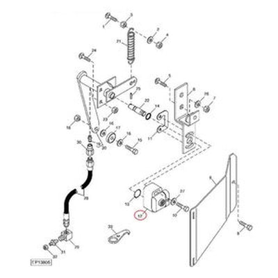 Sensor AE74688 for John Deere 6068/6090 Engines & Tractors 7200R-7290R