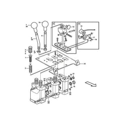 Servoválvula voe11172599 para volvo l110e l110f l120e l120f l150e l150f l180e l180f l220e l220f l330d l330e l60e l60f l60g 